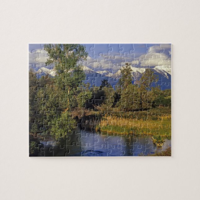 Puzzle Mission Creek atraviesa el National Bison (Horizontal)