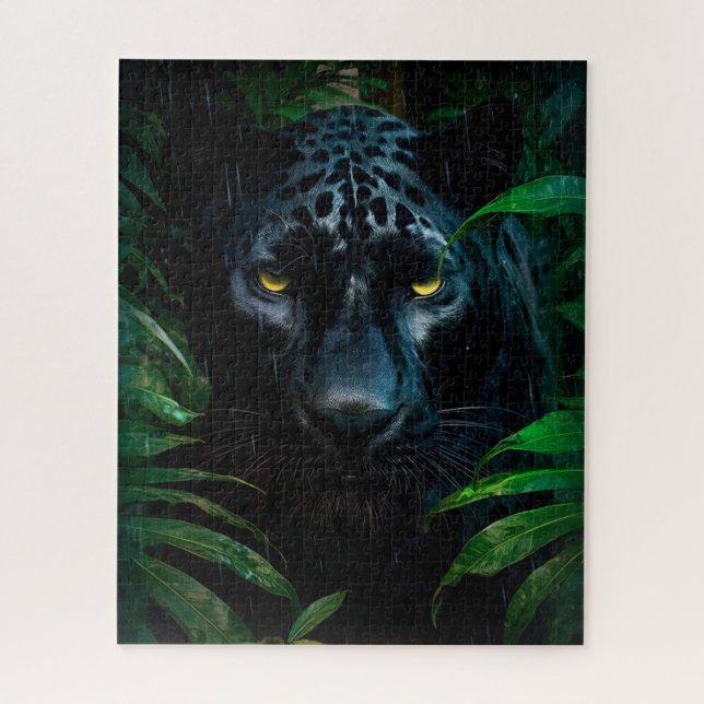 Puzzle Misterioso diseño de vida silvestre en la selva ne (Vertical)
