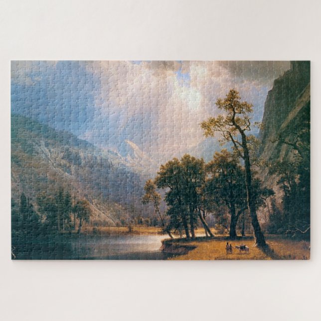 Puzzle Mitad Dome Yosemite Valley de Albert Bierstadt, 18 (Horizontal)