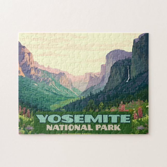 Puzzle Mitad hogar del Parque Nacional Yosemite (Horizontal)