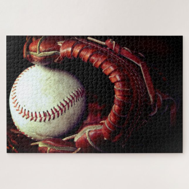 Puzzle Mitt de Béisbol (Horizontal)