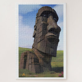 Puzzle Moai en el Molehill