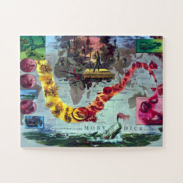 Puzzle Moby Dick Herman MelvilleEl viaje de The Pequod