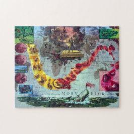 Puzzle Moby Dick Herman MelvilleEl viaje de The Pequod