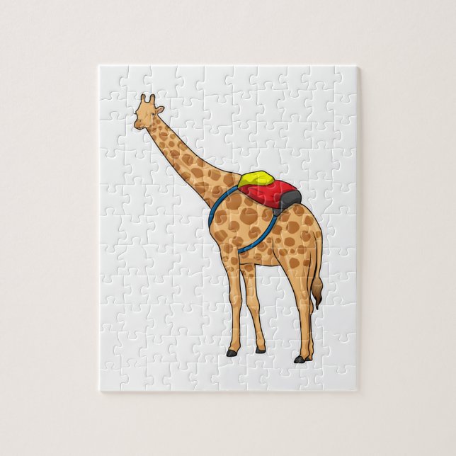 Puzzle Mochila de jirafa (Vertical)
