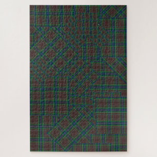 Puzzle Moda de la caza de Diana Princesa Tartan Plaid
