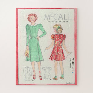 Puzzle Moda retro