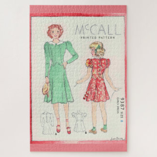 Puzzle Moda retro