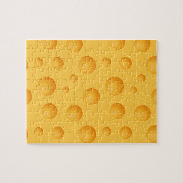 Puzzle Modelo amarillo del queso (Horizontal)