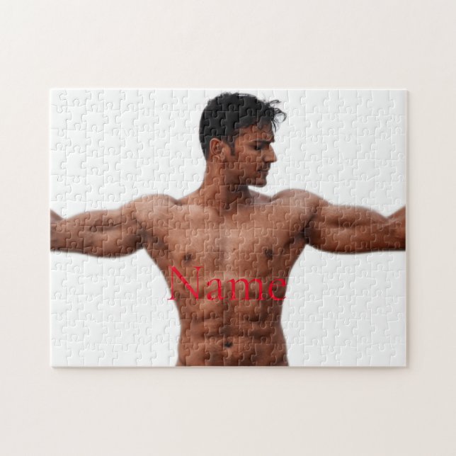 Puzzle Modelo de fitness masculino Thunder_Cove (Horizontal)