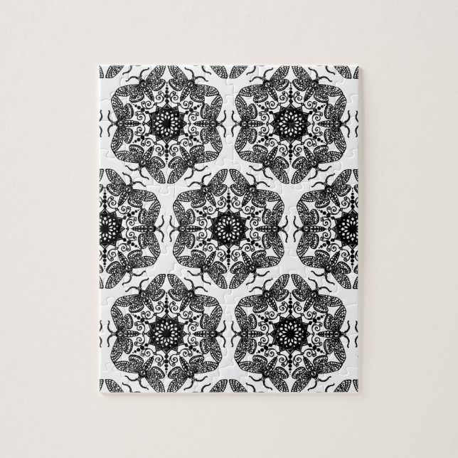 Puzzle Modelo de la polilla de Wycinanka (Vertical)