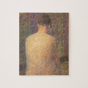 Puzzle Modelo desde atrás por Georges Seurat, Arte Antigu