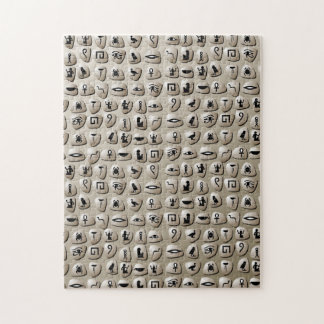 Puzzle Modelo egipcio de las piedras de los Hieroglyphics