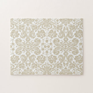 Puzzle Modelo floral francés del nouveau del arte del