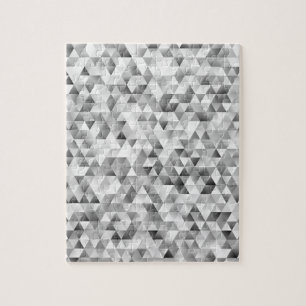 Puzzle Modelo gris del triángulo