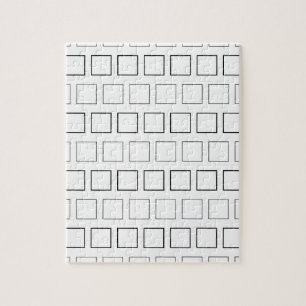 Puzzle Modelo minimalista blanco y negro cuadrado
