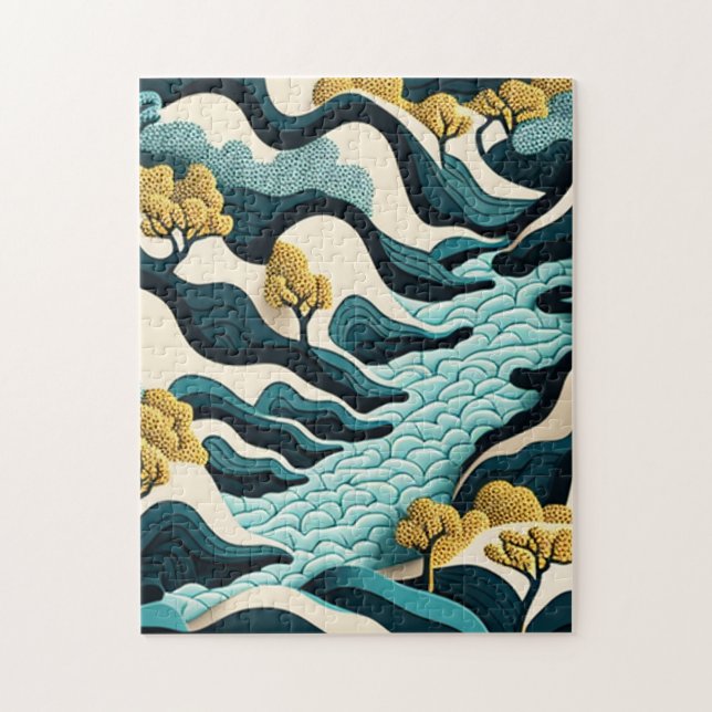 Puzzle Modern Landscape (Vertical)