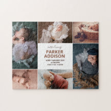 Moderna Red de Collage de fotos de 6 recién nacido