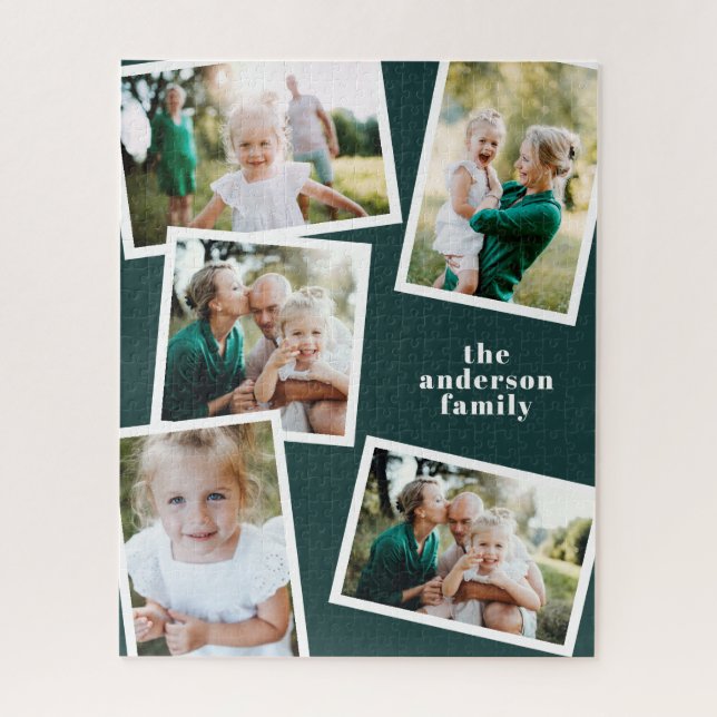 Puzzle Moderna y elegante familia de fotos hogar jigsaw p (Vertical)