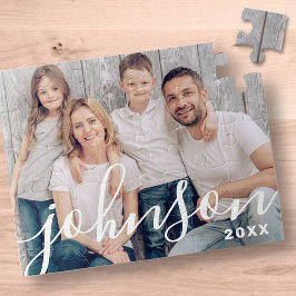 Puzzle Moderna y sencilla imagen de la familia de guiones