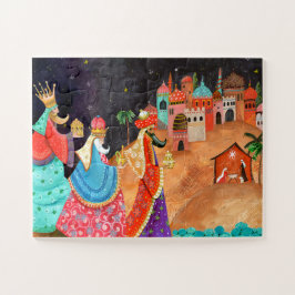Puzzle Moderno día festivo de los tres Reyes Magos