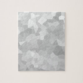 Puzzle Moderno - extracto gris y blanco de la forma del