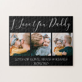 Puzzle Moderno Personalizado Te Amo Papá | 3 Fotos