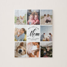Moderno, te queremos, mamá, Collage de fotos perso