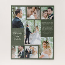 Modernos nombres de Collages de fotos recién casad