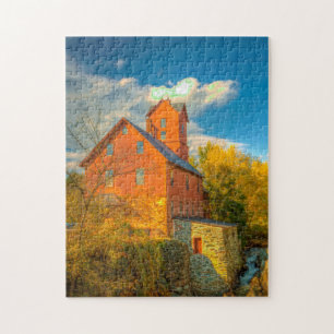 Puzzle Molino antiguo en Vermont .