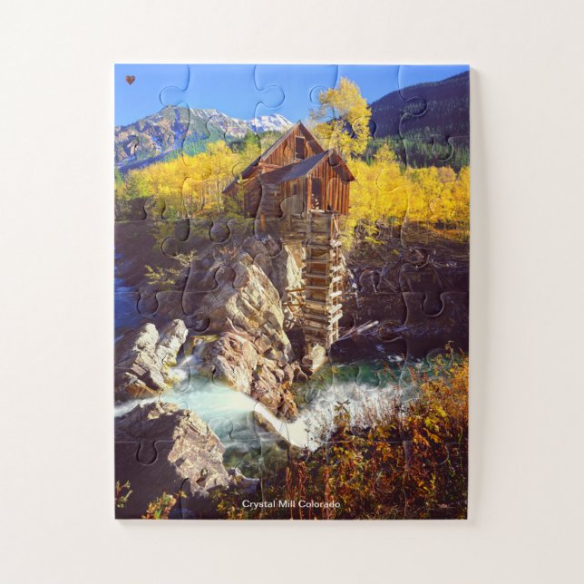 Puzzle Molino de Cristal Colorado. (Vertical)