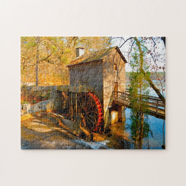 Puzzle Molino de Grist Georgia. (Horizontal)