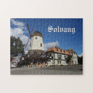 Puzzle Molino de viento danés de Solvang California