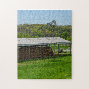 Puzzle Molino de viento de campo