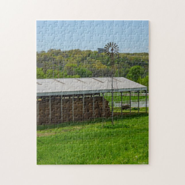 Puzzle Molino de viento de campo (Vertical)