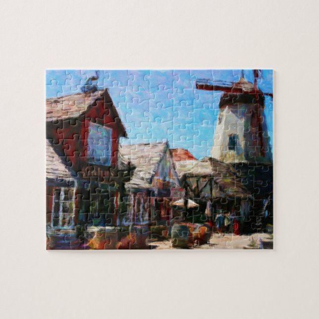 Puzzle Molino de viento de Solvang (Horizontal)