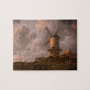 Puzzle Molino de viento en Wijk bij Duurstede: