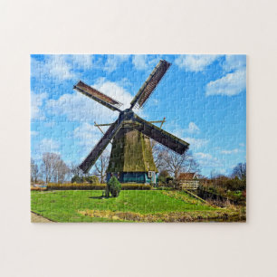 Puzzle Molino de viento holandés Molino de viento Históri