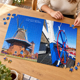 Puzzle Molino de viento Little Chute Dutch Smock Mill, Ru
