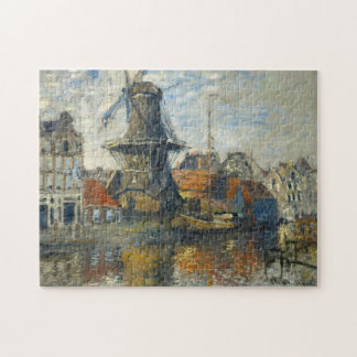 Puzzle Molino de viento Onbekende Gracht Amsterdam Monet