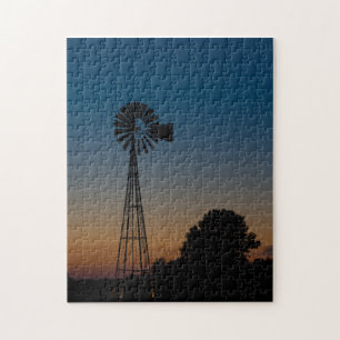 Puzzle Molino de viento Ozark Sunset