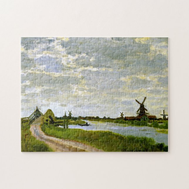 Puzzle Molinos de viento cerca del Bella Artes Zaandam Mo (Horizontal)