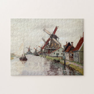 Puzzle Molinos de viento en el Bella Artes Holland Monet