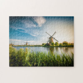 Puzzle Molinos de viento holandeses | Rotterdam, fotograf
