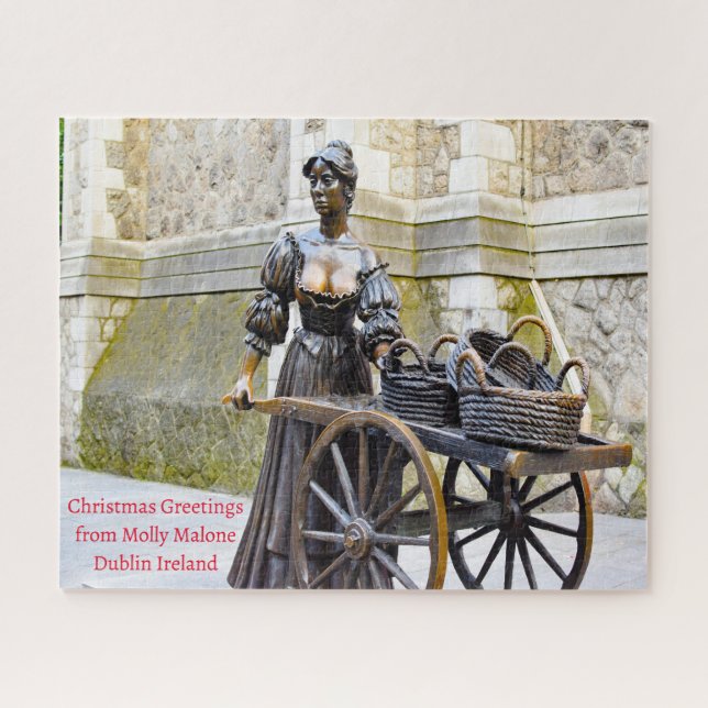 Puzzle Molly Malone Dublin Ireland. (Horizontal)