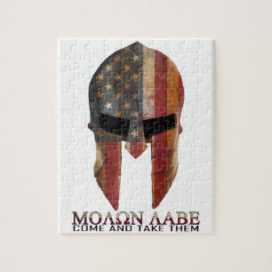 Puzzle Molon Labe - venido y les toma los E.E.U.U.