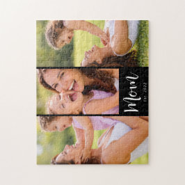 Puzzle Mom Established Modern Script 3 Photo