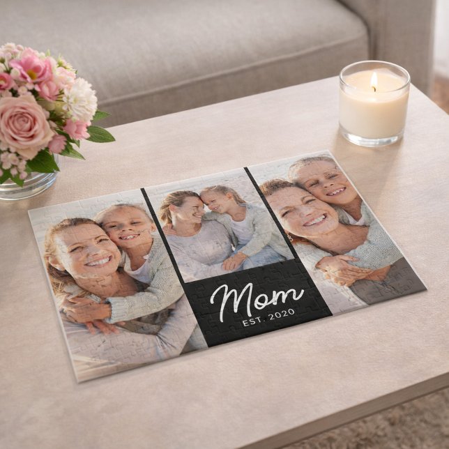 Puzzle Mom Established Modern Script Black 3 Photo (Subido por el creador)