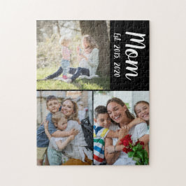 Puzzle Mom Established Script Black 3 Photo