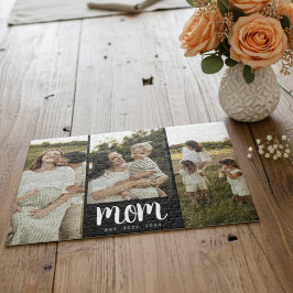Puzzle Mom Established Script Black 3 Photo